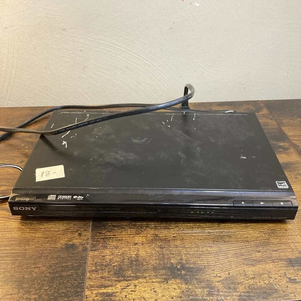 TESTED WORKS Sony DVP-SR-200P CD/DVD Player - Does Not Come With Remote